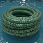 Kerti szívótömlő, Strend Pro Garden ST.Suco 50, zöld, 2", 30 m, 50 mm, 7 bar, bordázott, spirálerősített PVC, vákuumálló