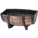 Műanyag virágláda, Strend Pro Garden Woodeff, világosbarna, 41,5 x 29 cm, magasság: 19 cm, hordó formájú, 11 l, fahatású