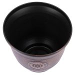 Műanyag virágcserép, Strend Pro Garden, réz, átmérő: 30 cm, magasság: 25 cm, 10 l, fémhatású, kerek