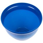 Műanyag virágcserép, Strend Pro Garden, kék, átmérő: 38 cm, magasság: 28,5 cm, 15 l, mázas hatású, kerek