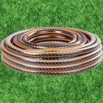 Kerti locsolótömlő, Strend Pro Garden Premium, fekete/narancssárga, 1/2", 15 m, 35 bar, algaálló belső fal, sérülésálló műanyag keverék, -5°C és +65°C között hőálló