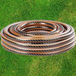 Kerti locsolótömlő, Strend Pro Garden Premium, fekete/narancssárga, 1/2", 15 m, 35 bar, algaálló belső fal, sérülésálló műanyag keverék, -5°C és +65°C között hőálló