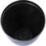 Műanyag virágcserép, Strend Pro Garden Marble, kék, átmérő: 37 cm, magasság: 30 cm, márványhatású, 19,5 l, kerek