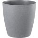 Műanyag virágcserép, Strend Pro Garden Stone, szürke, átmérő: 35 cm, magasság: 35 cm, pöttyökkel, betéttel, 24 l, kőhatású, kerek