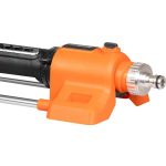 Kerti locsolófej, Strend Pro Garden BJ4618, fekete/narancssárga, oszcilláló, 18 fúvóka, 90°-ig állítható, maximum 4 bar, 252 m2 öntözési terület