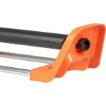 Kerti locsolófej, Strend Pro Garden BJ4617, fekete/narancssárga, oszcilláló, 16 fúvóka, 180°-ig állítható, maximum 4 bar, 250 m2 öntözési terület