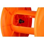 Kerti tömlődob, Strend Pro Garden BJ5223, narancssárga, maximum 60 m 1/2" kerti tömlőhöz, acél és műanyag, kézi hajtókar, tömlő nélkül