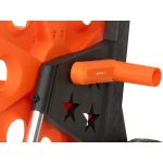 Kerti tömlőkocsi, Strend Pro Garden BJ5233A, narancssárga/fekete, maximum 50 m 1/2" kerti tömlőhöz, acél és műanyag, kézi hajtókar, kerekes, tömlő nélkül