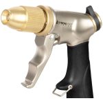 Kerti locsolópisztoly, Strend Pro Garden BJ4038T, fekete/ezüst, 2 funkcós, állítható vízáram, cink ötvözet