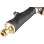 Kerti locsolópisztoly, Strend Pro Garden BJ4037T, fekete/ezüst, forgófejes, 8 funkciós, állítható vízáram, cink ötvözet