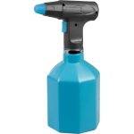 Akkumulátoros permetező, Strend Pro Garden, 1 l, kék, 3,7 V, 2 Ah Li-Ion, kézi, műanyag tartály és szórófej, állítható fúvóka