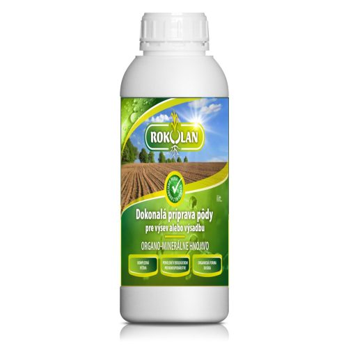 Szerves alaptrágya, Rokolan, 1 l, aminosav-tartalmú, gyökértápláláshoz, mezőgazdasági növényekhez