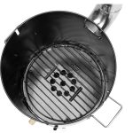 Bogrács szett, Strend Pro, 14 literes, disznótoros-gulyásfőző, zománcozott, háromlábú katlannal, rozsdamentes acél kéménnyel, merőkanállal