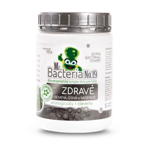 Talajaktivátor, Mr.Bacteria No.19, 500 g, magokhoz, palántákhoz, bio-enzimatikus, vegyszermentes, csírázást és gyökérképződést serkentő