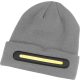 Sapka fejlámpával, Strend Pro, szürke, 40x LED, akril szálak, 750 mAh akkumulátor