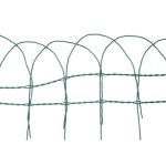 PVC bevonatos kerítésháló, Strend Pro Garden Gardenet, zöld, 65 cm x 25 m, szemméret: 150 x 90 mm, PVC bevonatos acélhuzal, négyszögletű, dekoratív felső kialakítás