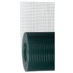 Ponthegesztett háló, Strend Pro Garden, sötétzöld, 100 cm x 25 m, rácsméret: 12 x 12 mm, drótvastagság: 1,2 mm, PVC bevonatos, négyzetrács