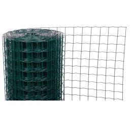   Ponthegesztett háló, Strend Pro Garden Europlast 3, sötétzöld, 100 cm x 25 m, rácsméret: 50 x 50 mm, drótvastagság: 2,2 mm, PVC bevonatos, négyzetrács
