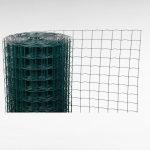 Ponthegesztett háló, Strend Pro Garden Europlast 3, sötétzöld, 100 cm x 25 m, rácsméret: 50 x 50 mm, drótvastagság: 2,2 mm, PVC bevonatos, négyzetrács