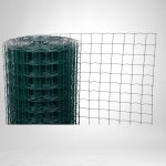 Ponthegesztett háló, Strend Pro Garden Europlast 3, sötétzöld, 100 cm x 25 m, rácsméret: 50 x 50 mm, drótvastagság: 2,2 mm, PVC bevonatos, négyzetrács