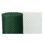 Műanyag kerítésháló, Strend Pro Garden Economy 6, zöld, 100 cm x 25 m, szemméret: 20 x 20 mm, 300 g/m2, 45°-ban döntött négyzetrács, 100 % műanyag