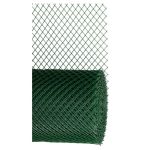 Műanyag kerítésháló, Strend Pro Garden Economy 6, zöld, 100 cm x 25 m, szemméret: 20 x 20 mm, 300 g/m2, 45°-ban döntött négyzetrács, 100 % műanyag