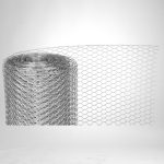 Csibeháló, csirkeháló, Strend Pro Garden Hex ZN, ezüst, 50 cm x 10 m, szemméret: 16 mm, drótvastagság: 0,7 mm, horganyzott, hatszögletű