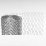 Csibeháló, csirkeháló, Strend Pro Garden Hex ZN, ezüst, 100 cm x 5 m, szemméret: 16 mm, drótvastagság: 0,7 mm, horganyzott, hatszögletű