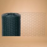 Csibeháló, csirkeháló, Strend Pro Garden Hex PVC, sötétzöld, 100 cm x 10 m, szemméret: 20 mm, drótvastagság: 0,9 mm, PVC bevonatos, hatszögletű