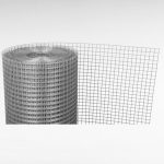 Ponthegesztett háló, Strend Pro Garden ZN, ezüst, 100 cm x 10 m, rácsméret: 16 x 16 mm, drótvastagság: 1,2 mm, horganyzott, négyzetrács