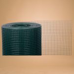 Ponthegesztett háló, Strend Pro Garden, sötétzöld, 100 cm x 10 m, rácsméret: 19 x 19 mm, drótvastagság: 1,4 mm, PVC bevonatos, négyzetrács