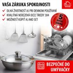 Nyeles lábas, MagicHome Chloe, 20 cm, 1,5 l, ezüst, üvegfedővel, 304 rozsdamentes acél, háromrétegű alj, indukciós kompatibilis, mosogatógépben mosható