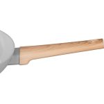 Serpenyő, MagicHome Harmony, 26 cm, világosszürke, indukciós alj, fa hatású kivitel, kerámia bevonat, minden tűzhelyhez, könnyen tisztítható