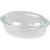 Sütőtál, MagicHome, 3000 ml, átlátszó, 32,7 × 20 × 13 cm, ovális, üveg, sütő- és mikróálló, mosogatógépben mosható, hűtőszekrényben tárolható