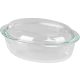 Sütőtál, MagicHome, 3000 ml, átlátszó, 32,7 × 20 × 13 cm, ovális, üveg, sütő- és mikróálló, mosogatógépben mosható, hűtőszekrényben tárolható