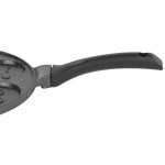 Palacsintasütő, MagicHome, 27 cm, fekete, indukciós, 7 rekeszes, mosolymintás palacsinta és tükörtojás sütő, tapadásmentes, öntöttvas