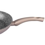 Serpenyő, MagicHome Coffee Brown Line, 20 cm, matt barna, tapadásmentes, 2 rétegű márványbevonat, indukciós, mosogatógépben mosható, PFOA-mentes