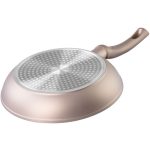 Serpenyő, MagicHome Coffee Brown Line, 20 cm, matt barna, tapadásmentes, 2 rétegű márványbevonat, indukciós, mosogatógépben mosható, PFOA-mentes