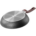 Serpenyő, MagicHome, Black Marble Line, 26 cm, fekete, tapadásmentes, 3 rétegű márványbevonat, indukciós alj, mosogatógépben mosható, PFOA-mentes