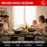 Serpenyő, MagicHome, Black Marble Line, 28 cm, fekete, tapadásmentes, 3 rétegű márványbevonat, indukciós alj, mosogatógépben mosható, PFOA-mentes