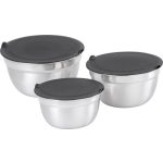 Edénykészlet, MagicHome, 14–16–18 cm, 3 db, rozsdamentes acél, fedéllel, korrózióálló, stílusos