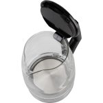 Vízforraló, MagicHome Zaira, 1800 ml, átlátszó, 1850–2200 W, gyorsforraló, rejtett fűtőszál, 360°-os talp, kivehető vízkőszűrő, automatikus kikapcsolás