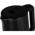 Vízforraló, MagicHome Blackira, 1700 ml, fekete, 1850–2200 W, gyorsforraló, rejtett fűtőszál, 360°-os talp, vízkőszűrő, automatikus kikapcsolás, üresjárat és túlmelegedés elleni védelem