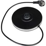 Vízforraló, MagicHome Blackira, 1700 ml, fekete, 1850–2200 W, gyorsforraló, rejtett fűtőszál, 360°-os talp, vízkőszűrő, automatikus kikapcsolás, üresjárat és túlmelegedés elleni védelem