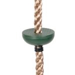 Mászókötél, ST Leisure Equipment LEQ LUIX, 2 m, 26 mm átmérő, műanyag, csomópontokkal, fém karikával, 70 kg teherbírás