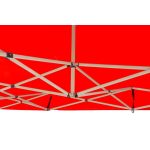 FESTIVAL 45 kerti sátor - 3x4,5 méter, piros