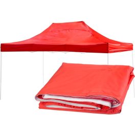 Tetőponyva FESTIVAL 45 piros színű sátorhoz