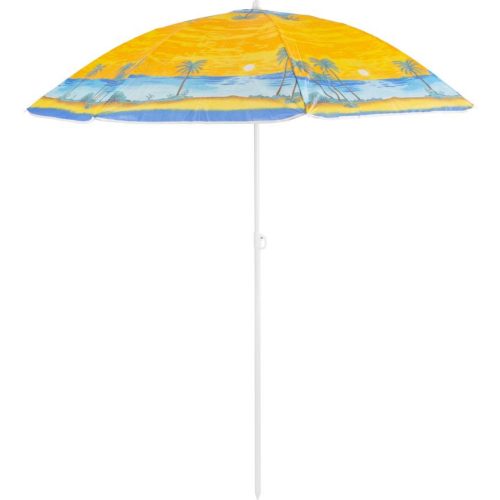 BEACH strand napernyő - 180 cm, 19/22 mm - sárga