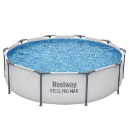   BESTWAY Steel Pro Max csővázas medence szett, 305 x 76 cm, papírszűrős, vízkapacitás 4678 l (56408)