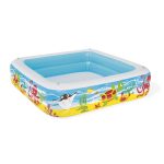 BESTWAY, 52192 medence, Coral reef, felfújható gyermekmedence tetővel, 1,47 x 1,47 x 1,22 m